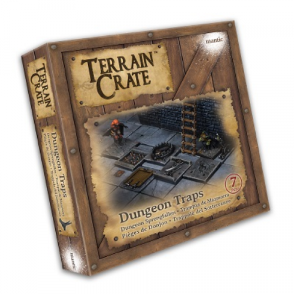 Mantic Games: Dungeon Traps Terrain Crate (7 Pieces) DnD Pathfinder
