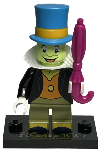 Lego Minifigure Jiminy Cricket DIS094 Disney 100 Sealed in Bag