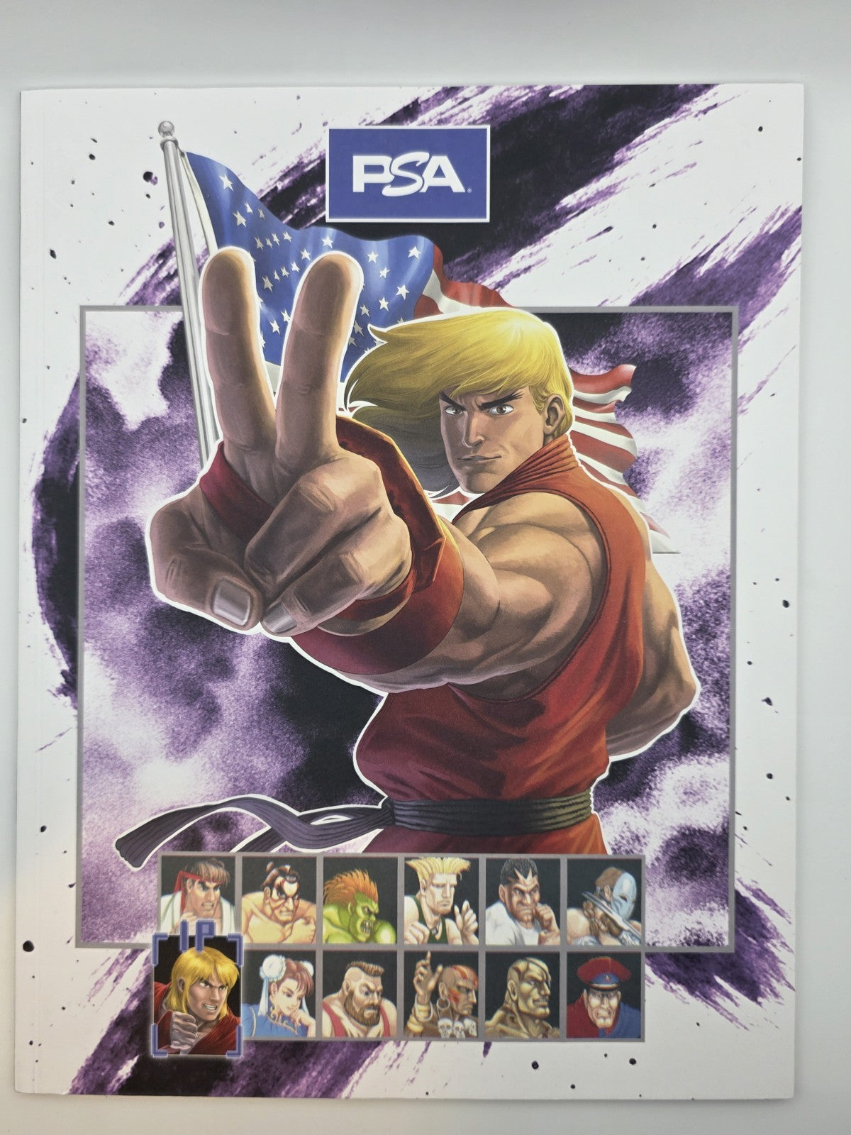 PSA June 2025 Magazine Street Fighter 2 KEN Issue with Promo Card Pack