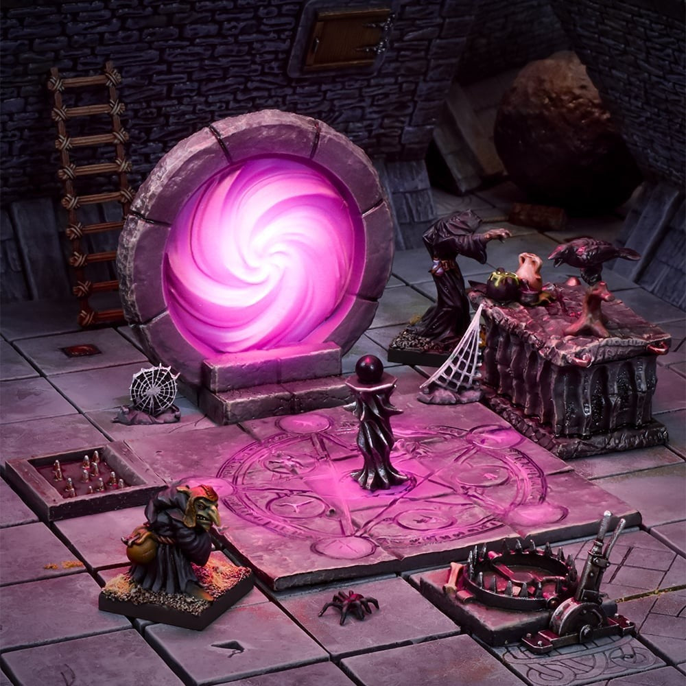 Mantic Games: Dark Lord's Tower Terrain Crate (20 Pieces) DnD Pathfinder
