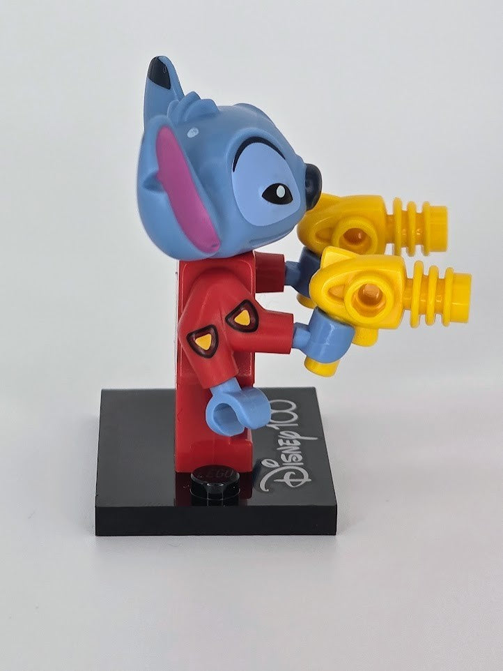LEGO Minifigure Stitch 626 Disney 100 Minifigure DIS107 Complete w/Base