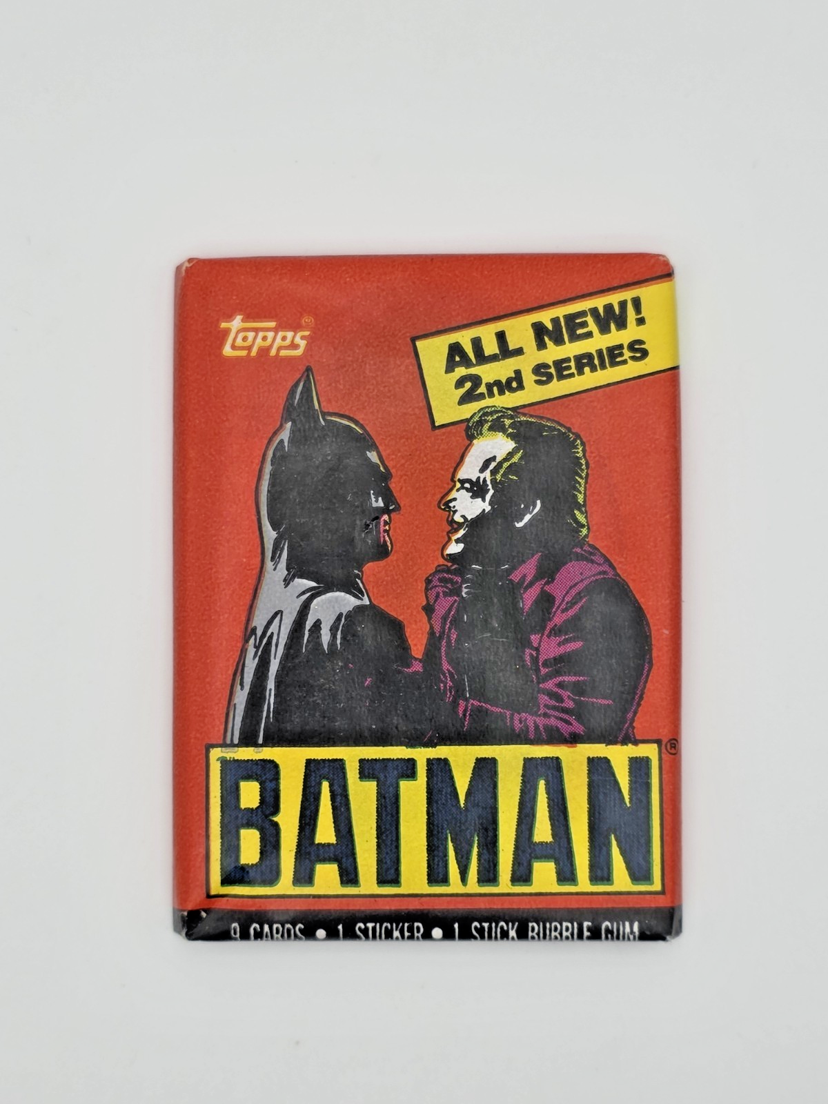 25 Sealed Packs Batman Cards and box – 1989 2nd Series Topps