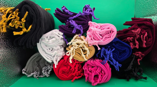 7PCS DND Dice Set "Black Glass" Polyhedral Dice With Drawstring Bag for D&D