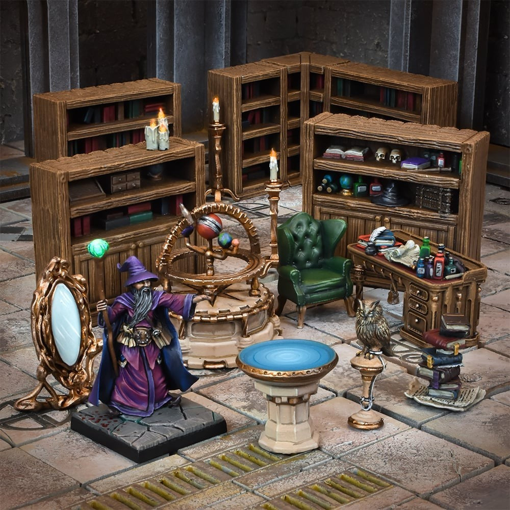 Mantic Games: Dungeon Depths Terrain Crate (73 Pieces) DnD Pathfinder