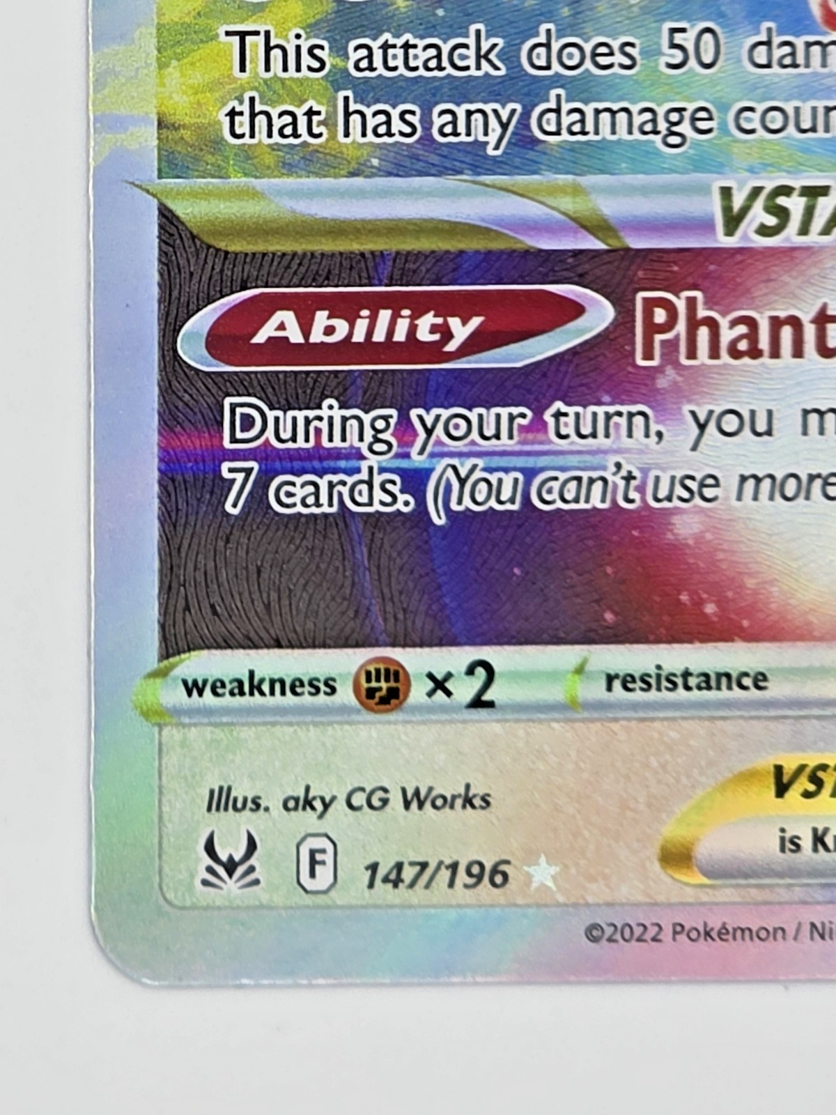 Hisuian Zoroark VSTAR 147/196 Lost Origin Holo