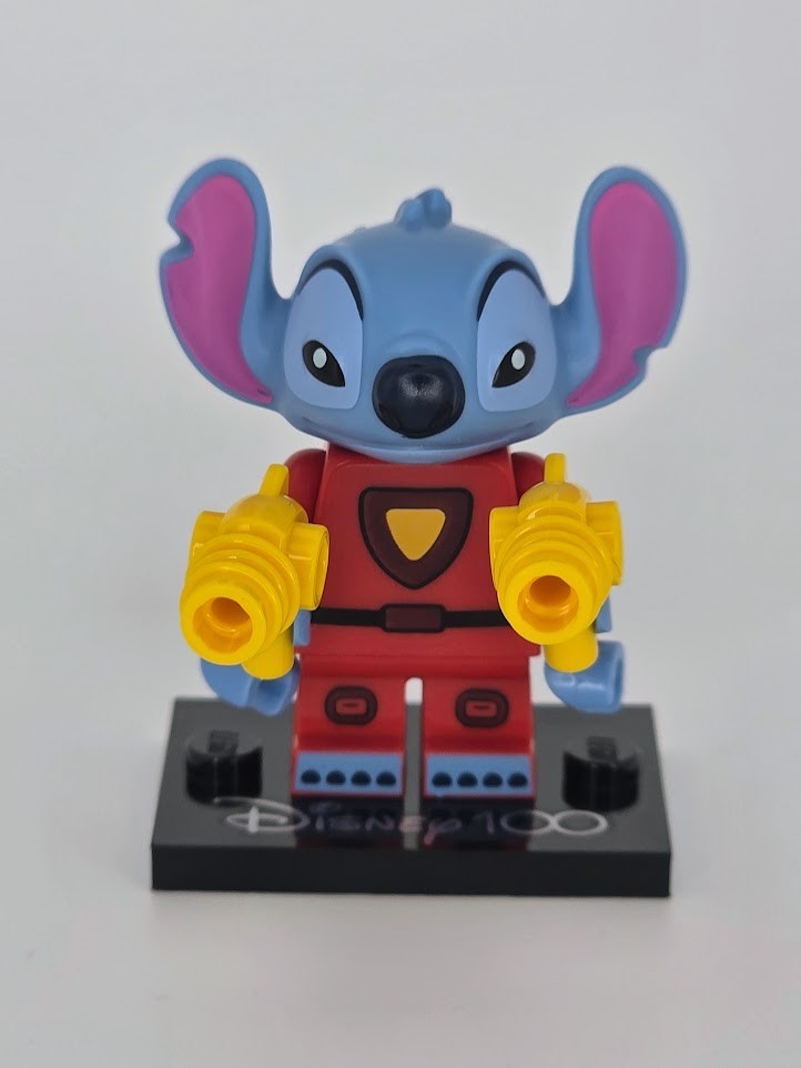 LEGO Minifigure Stitch 626 Disney 100 Minifigure DIS107 Complete w/Base