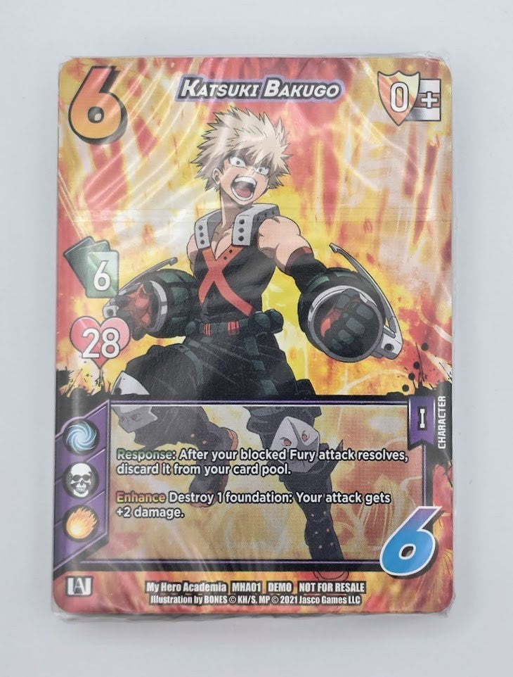 Universus Midoriya and Bakugo My Hero Academia (MHA) Promo Starter Decks