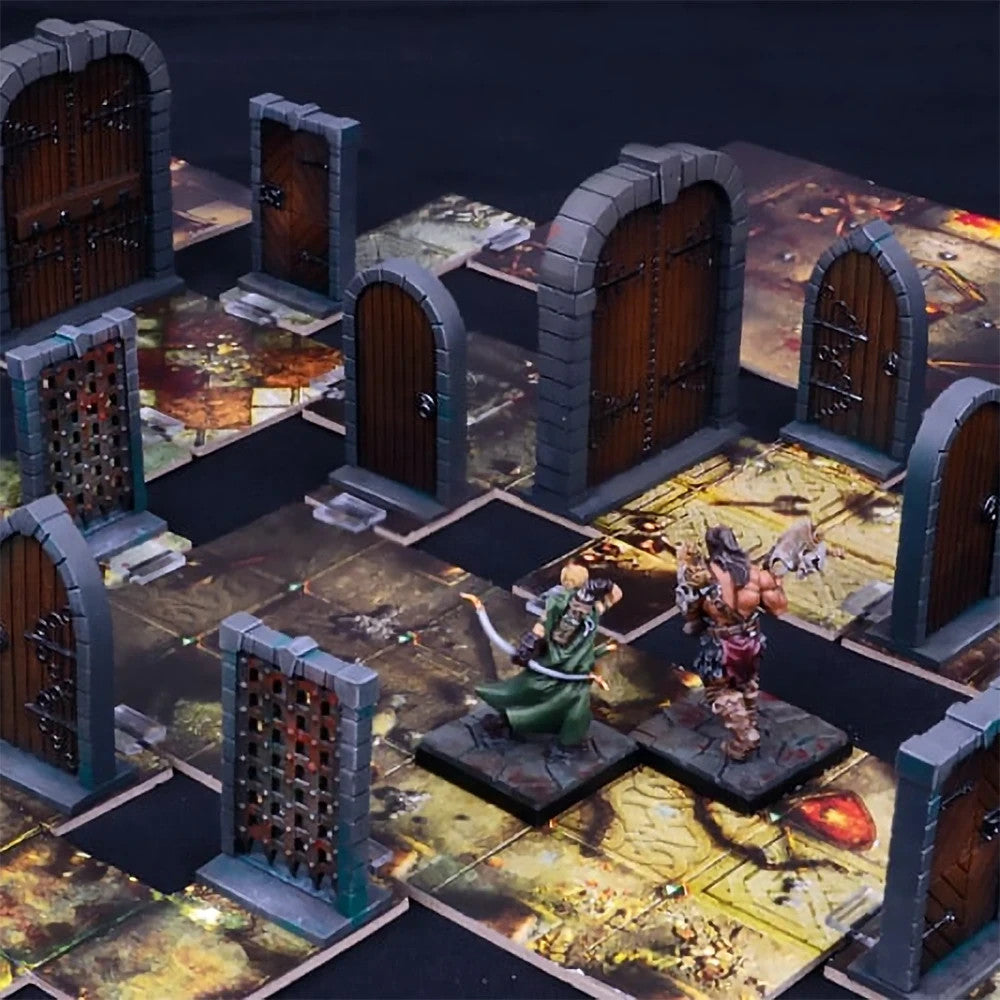 Mantic Games: Dungeon Doors Terrain Crate (15 Pieces) DnD Pathfinder