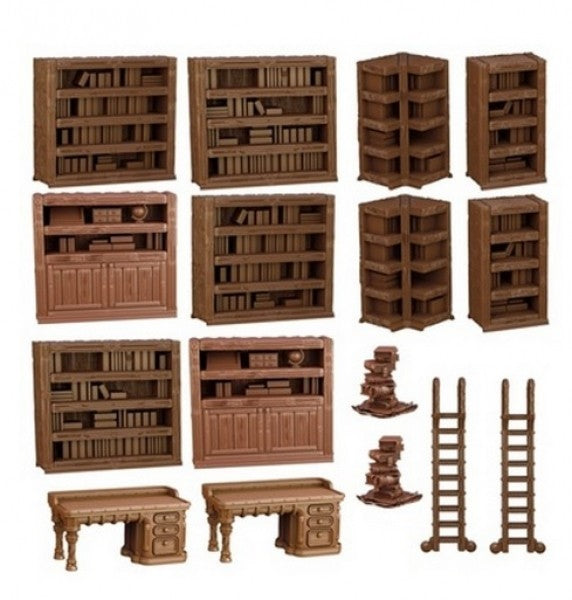 Mantic Games: Arcane Library Terrain Crate (16 Pieces) DnD Pathfinder