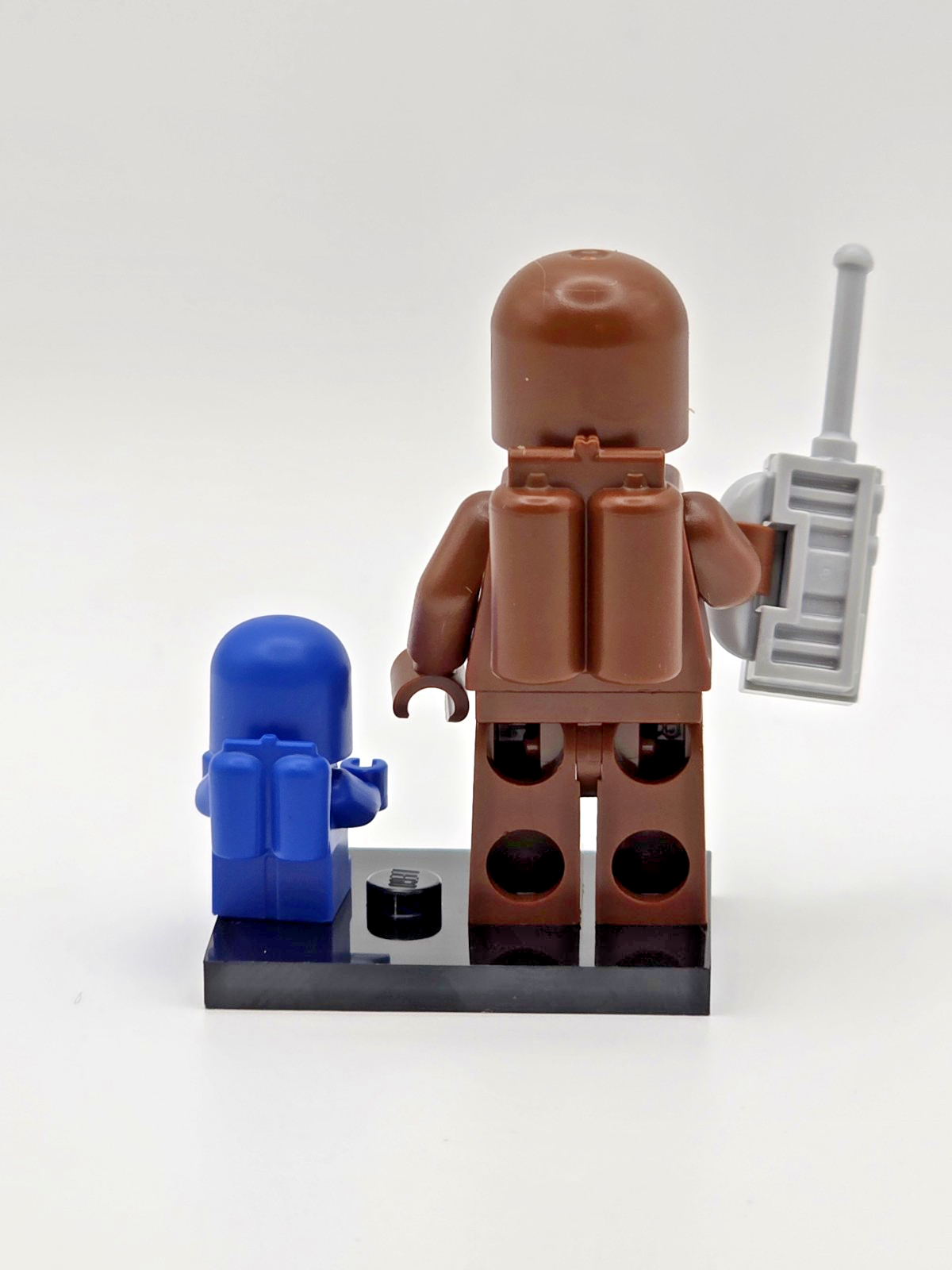 Lego Brown Astronaut & Space Baby Benny (COL24-3) (COL413) (COL414) Series 24