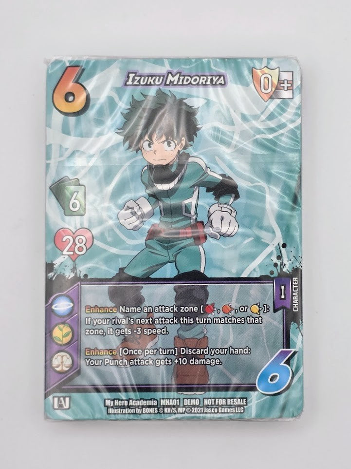 Universus Midoriya and Bakugo My Hero Academia (MHA) Promo Starter Decks