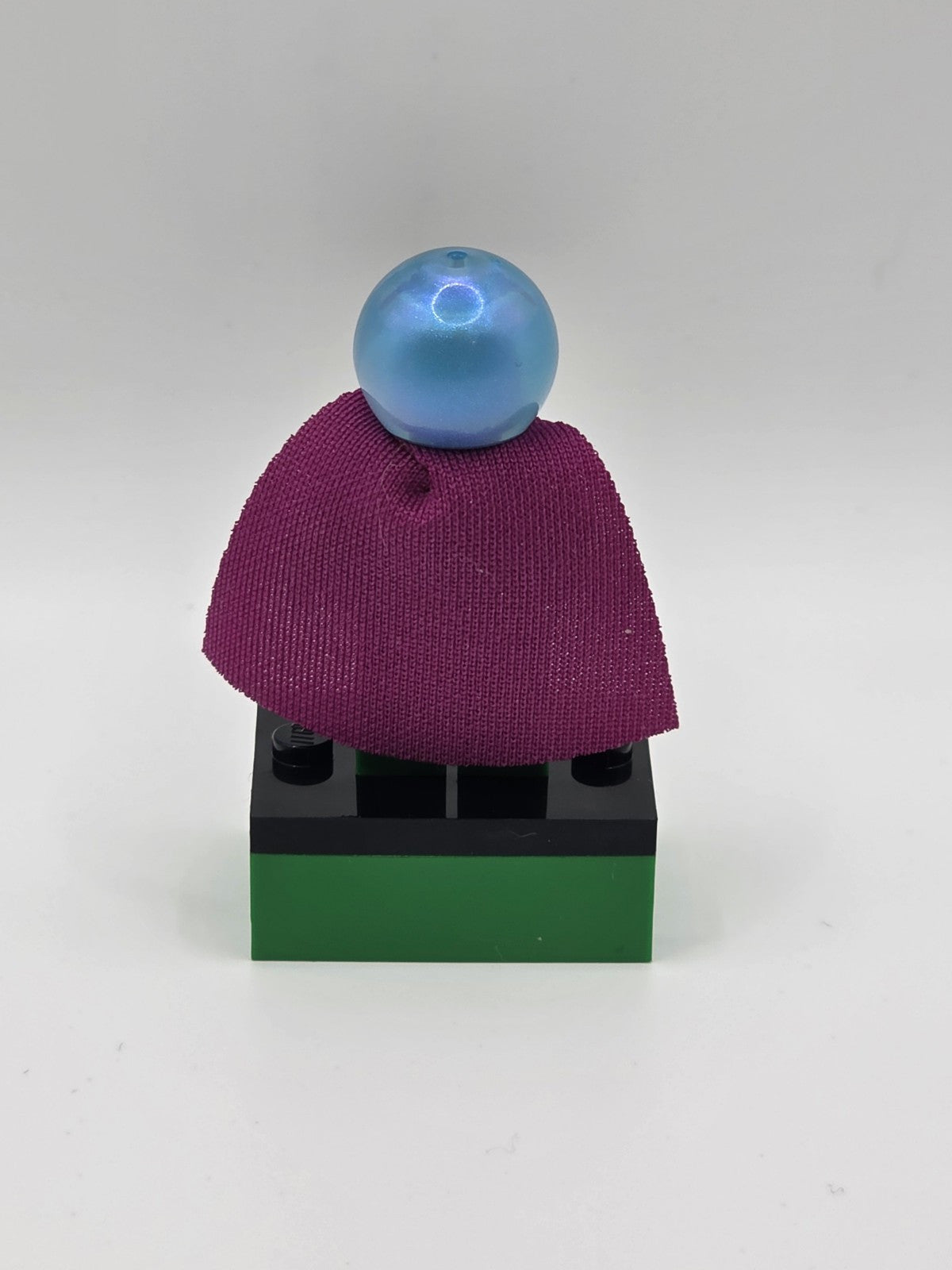 LEGO Minifigure Mysterio Satin Trans-Light Blue Helmet SH0709 Marvel Comics