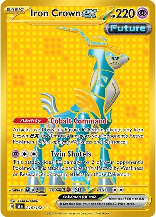 Iron Crown ex 216/162 SV05: Temporal Forces Holo
