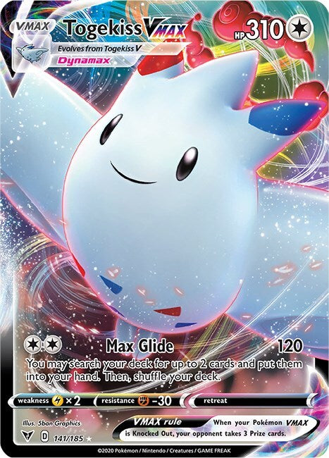 Togekiss VMAX 141/185 Swsh04: Vivid Voltage Holo NM