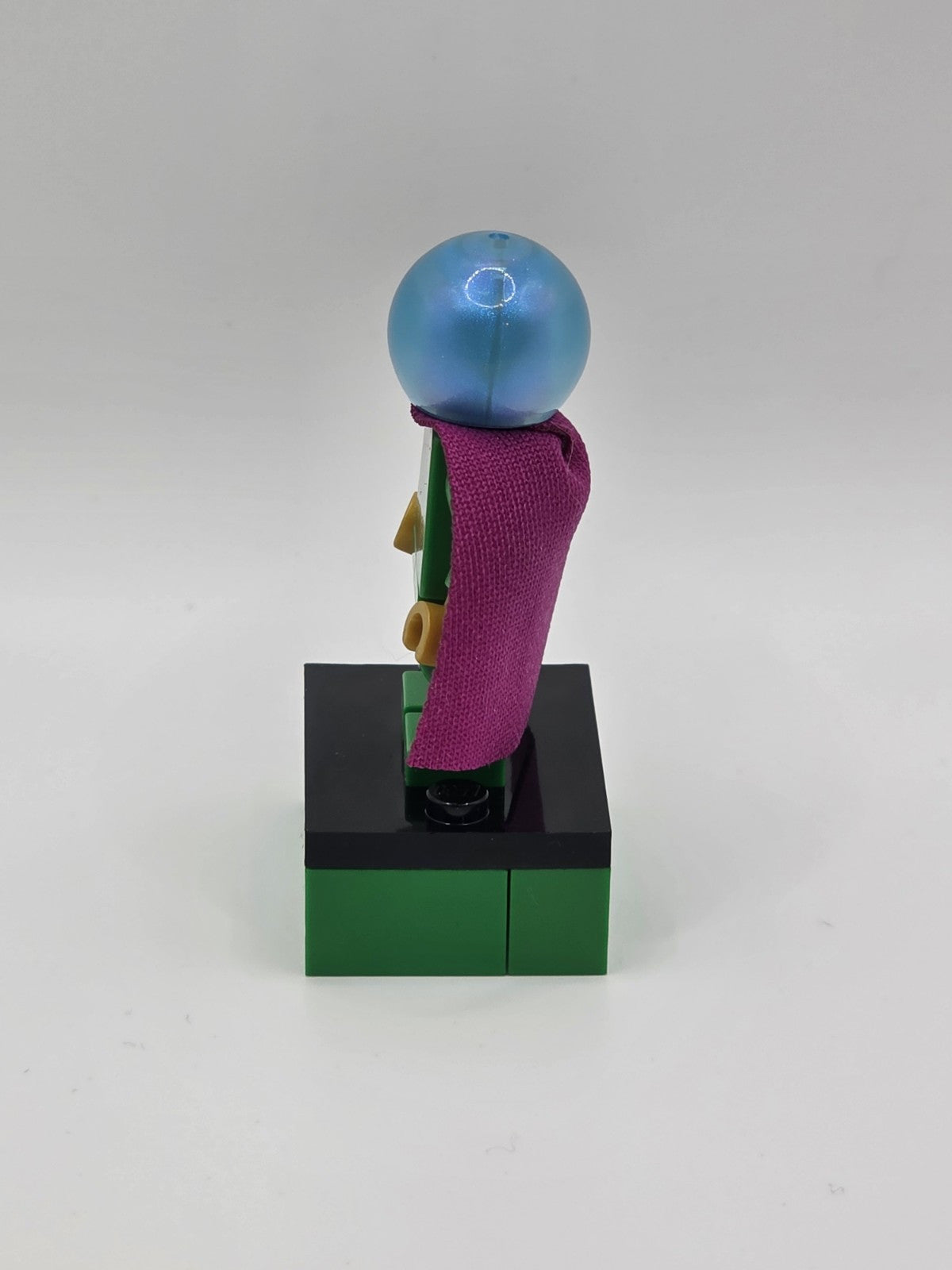 LEGO Minifigure Mysterio Satin Trans-Light Blue Helmet SH0709 Marvel Comics