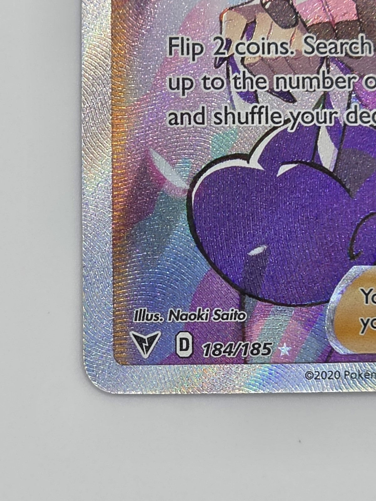 Opal (Full Art) 184/185 Swsh04: Vivid Voltage Holo NM