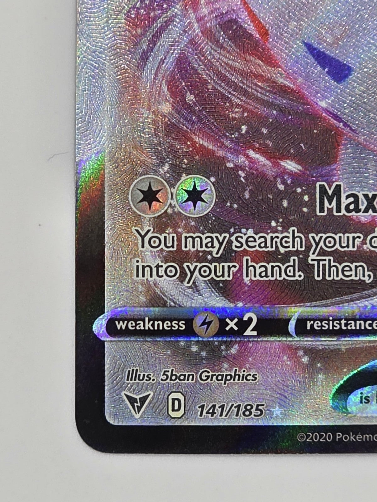 Togekiss VMAX 141/185 Swsh04: Vivid Voltage Holo NM