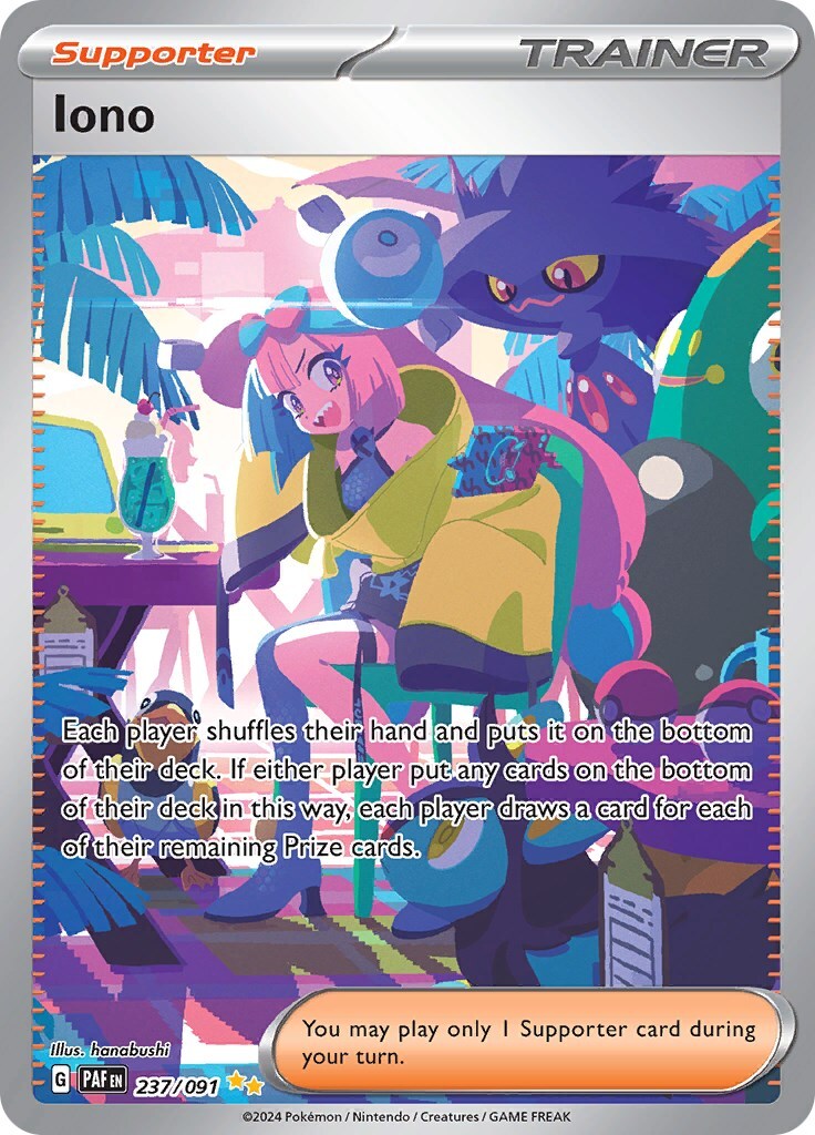 Iono 237/091 SV: Paldean Fates Holo