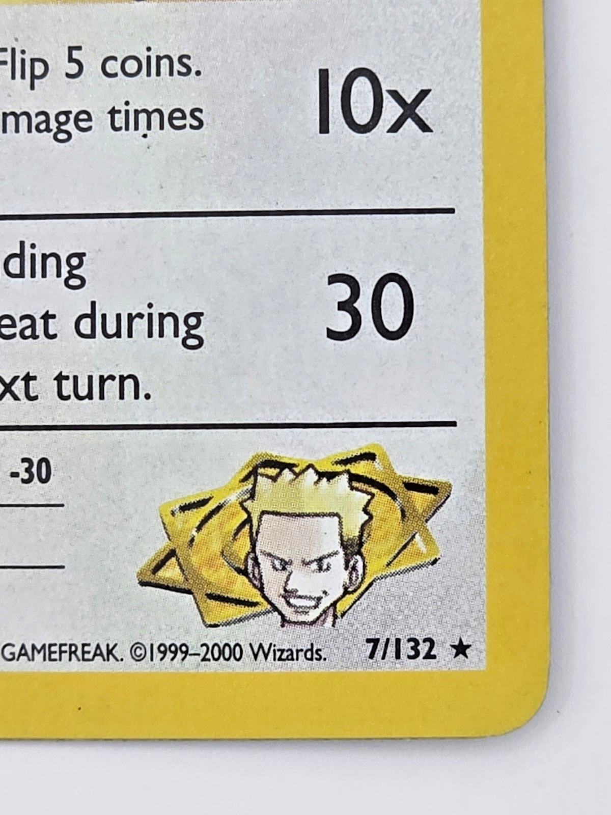 Lt. Surge's Fearow 7/132 Gym Heroes Holo