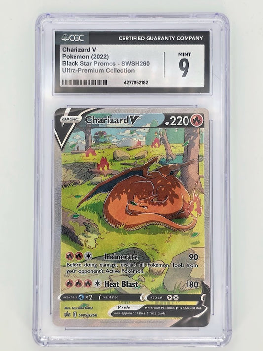 CGC 9 Charizard V SWSH260 SWSH: Sword & Shield Promo Cards Holo