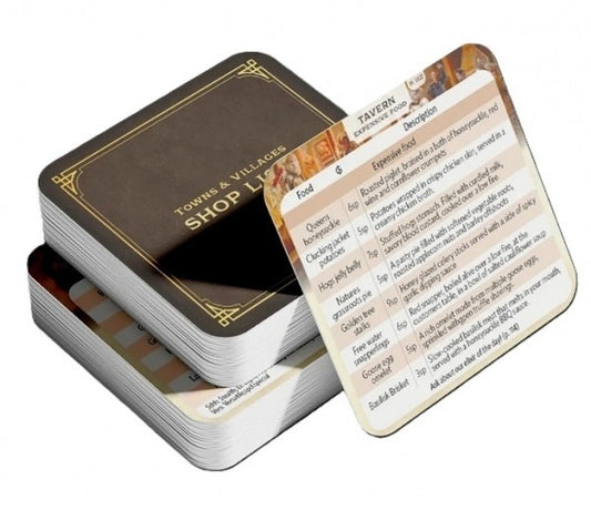 Worlds at a Glance: D&D Shop Cards