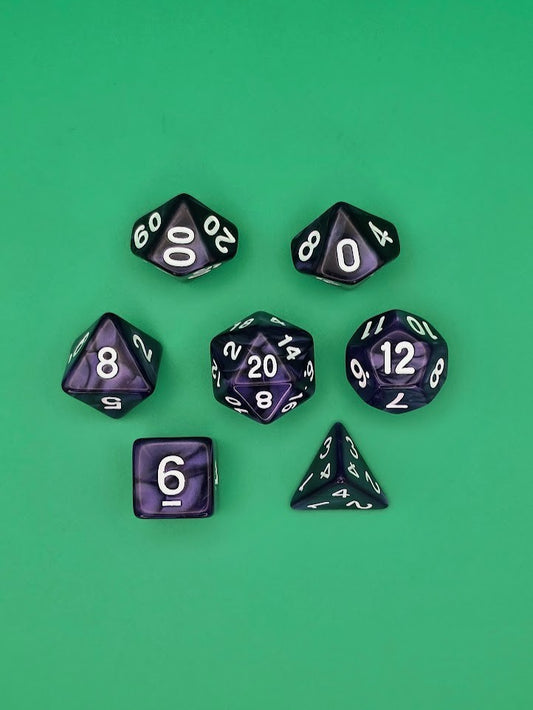 7PCS DND Dice Set "Cursed Potion" Polyhedral Dice With Drawstring Bag for D&D