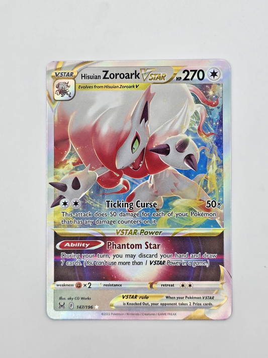 Hisuian Zoroark VSTAR 147/196 Lost Origin Holo