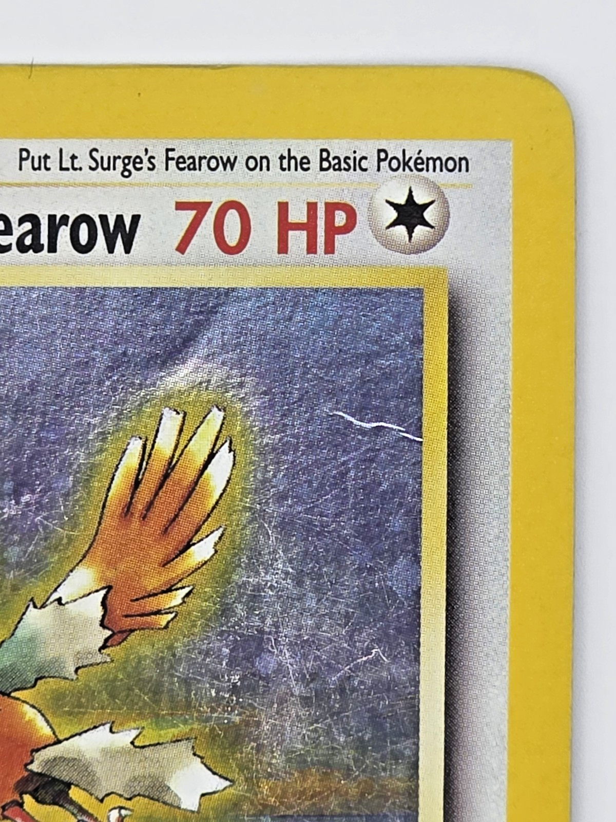 Lt. Surge's Fearow 7/132 Gym Heroes Holo
