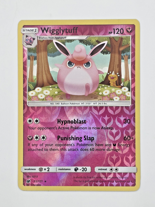Wigglytuff 72/111 Crimson Invasion Reverse Holo