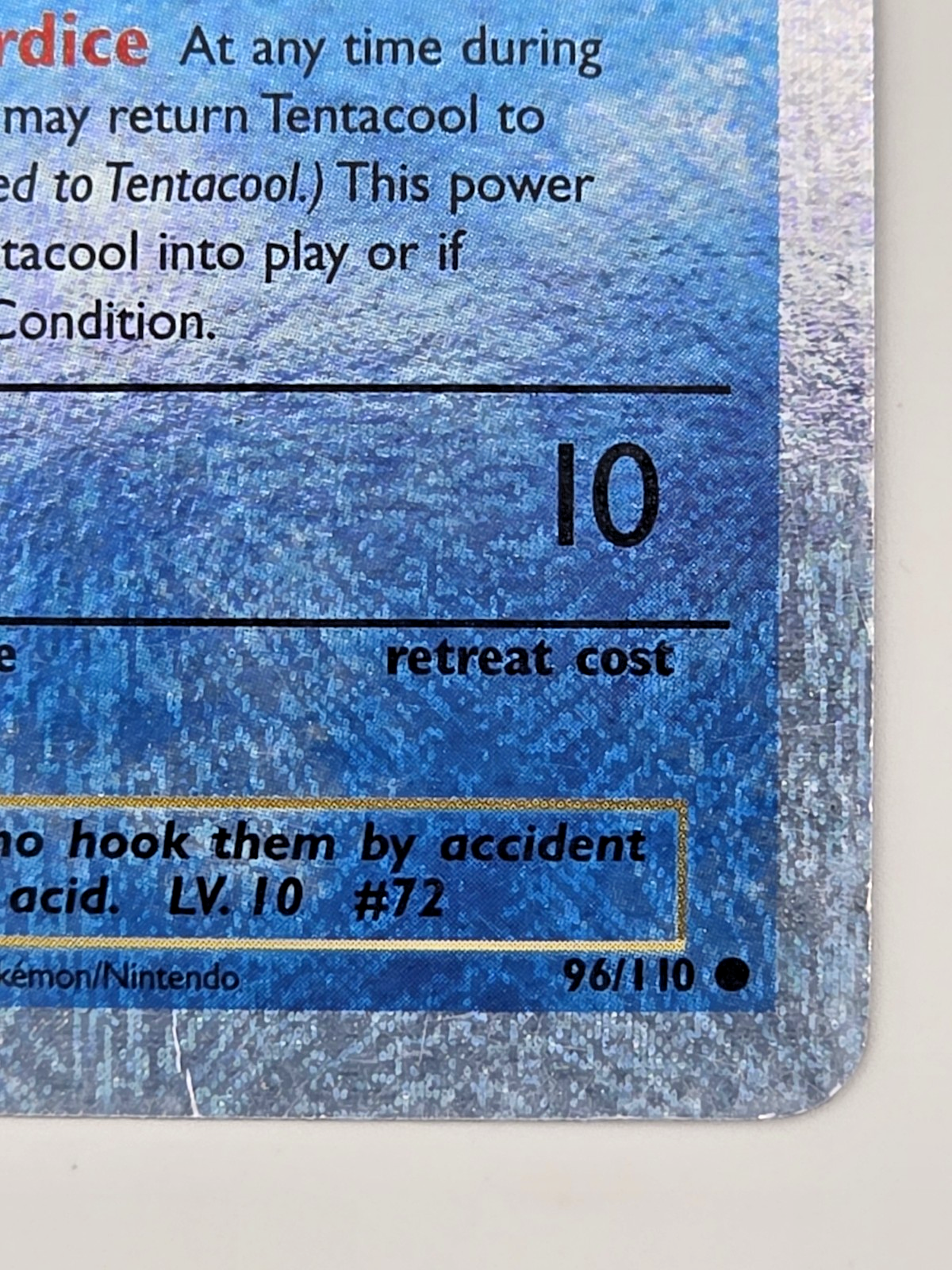 Tentacool 96/110 Legendary Collection Reverse Holo