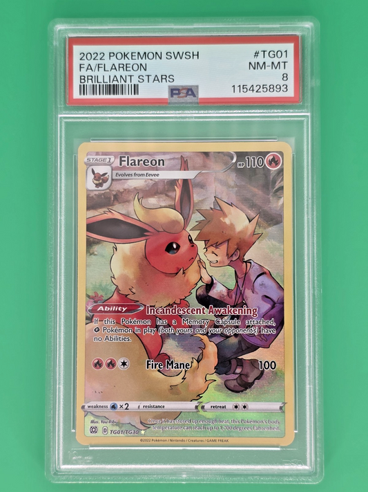 Flareon TG01/TG30 Swsh09: Brilliant Stars Trainer Gallery Holo