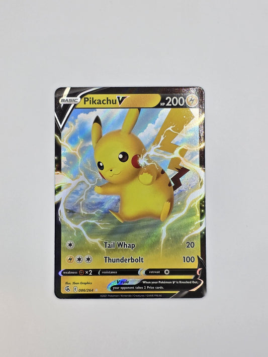 Pikachu V 086/264 Swsh08: Fusion Strike Holo LP