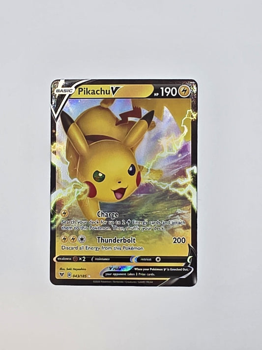 Pikachu V 043/185 Swsh04: Vivid Voltage Holo NM