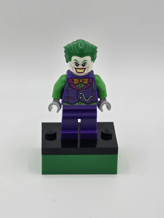 Lego Minifigure The Joker Orange Bow Tie, Green Arms SH0590 DC Comics Batman