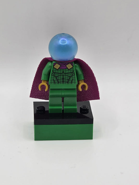 LEGO Minifigure Mysterio Satin Trans-Light Blue Helmet SH0709 Marvel Comics